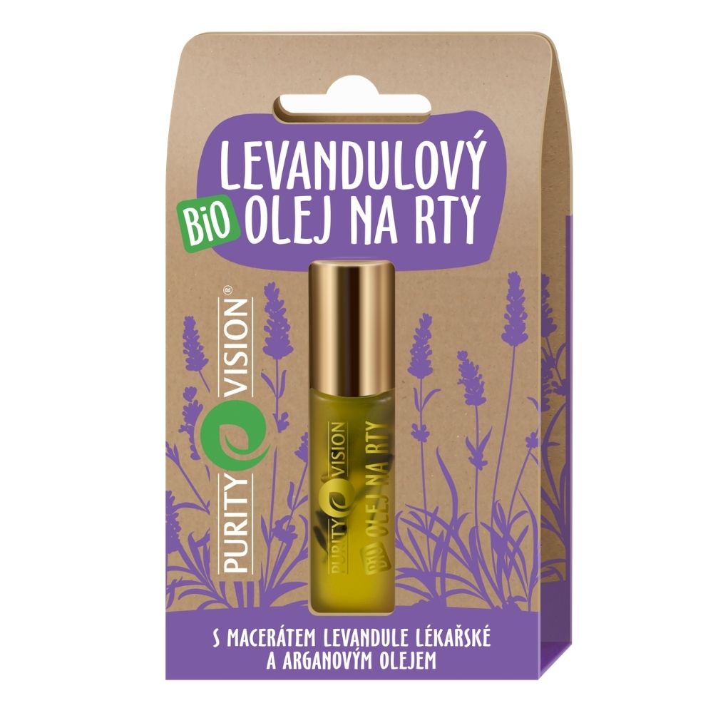 Huile à lèvres à la lavande bio 10 ml