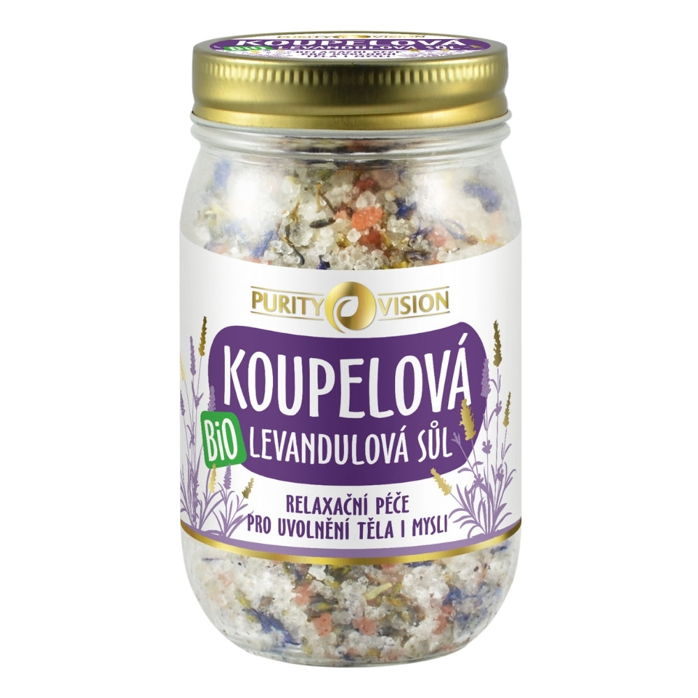 Sels de bain à la lavande bio 400 g