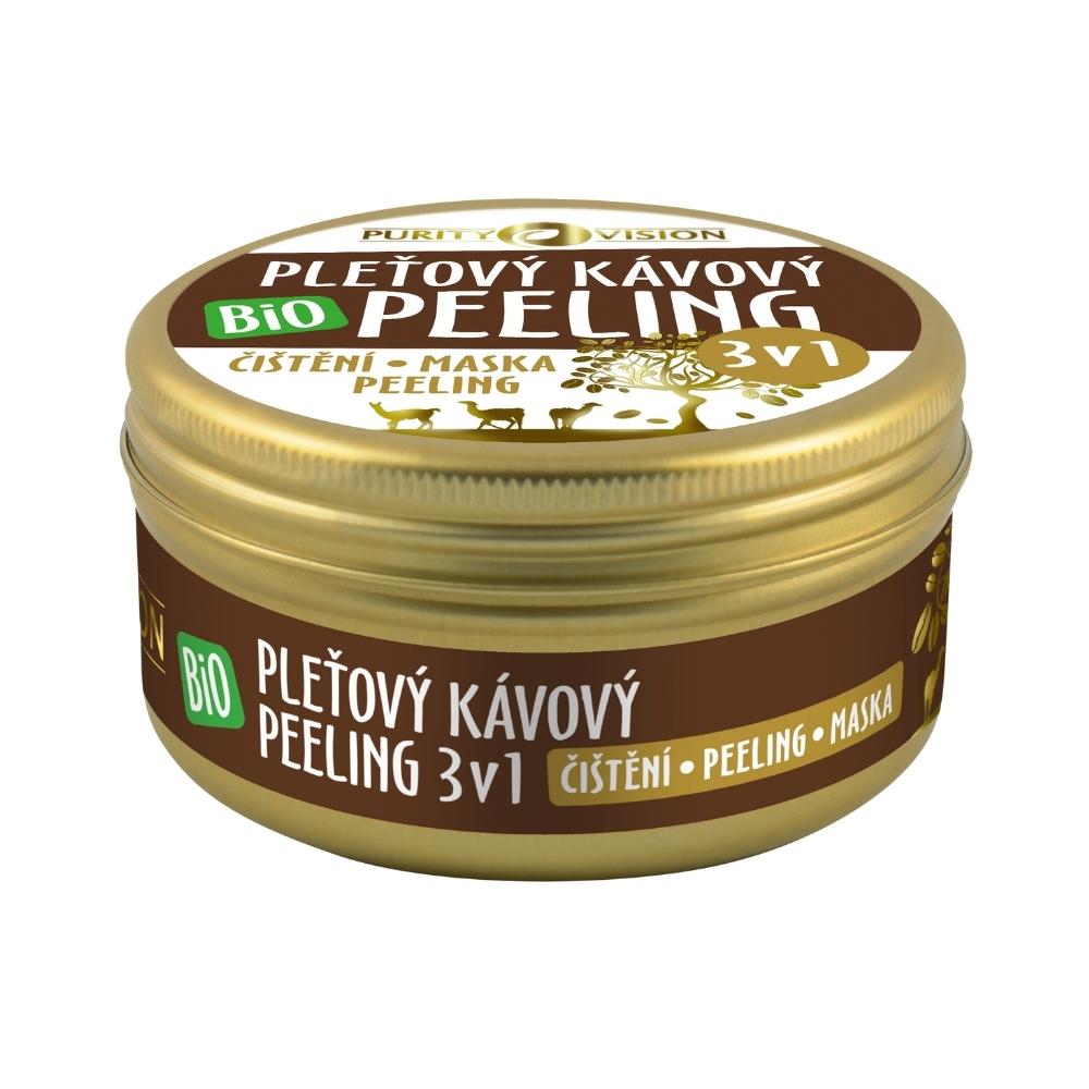 Masque gommage visage 3 en 1 bio au café 70 ml