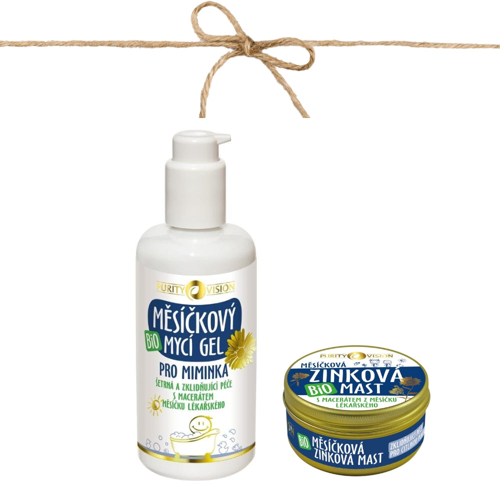 Ensemble Gel Lavant et Pommade au Zinc pour Enfants