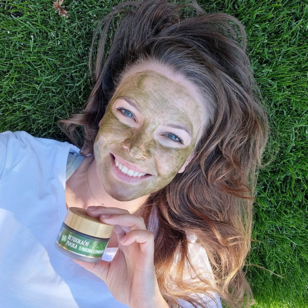 Masque détox bio au matcha et spiruline 40 ml