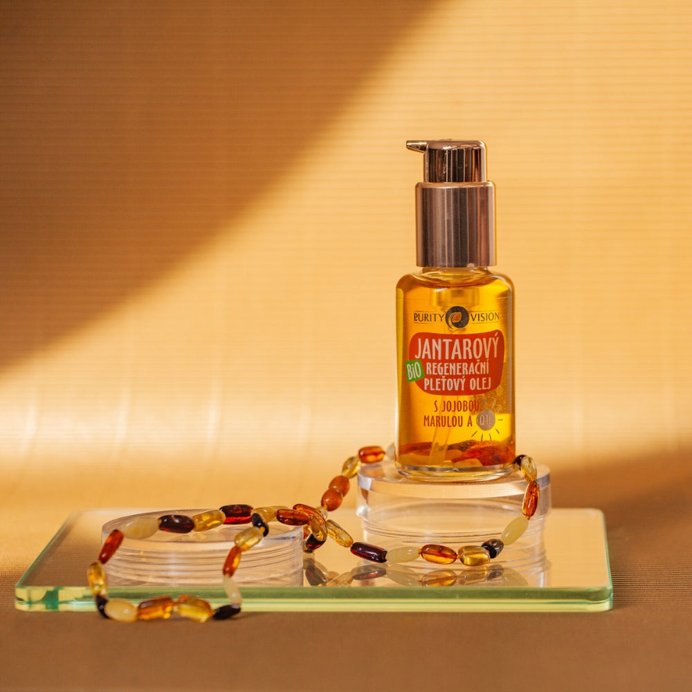 Huile faciale régénérante profonde bio à l'ambre 45 ml