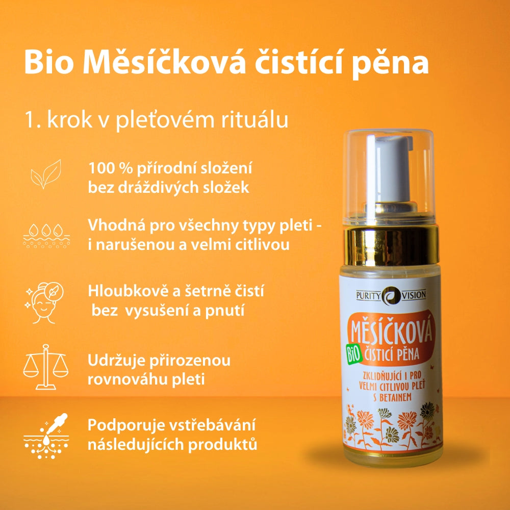 Mousse Nettoyante Calendula Bio 90 ml