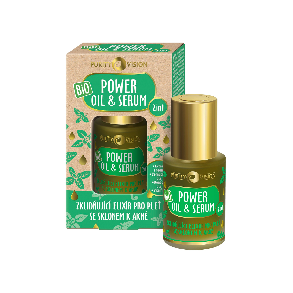 Huile & Sérum Bio Power 2 en 1 30 ml